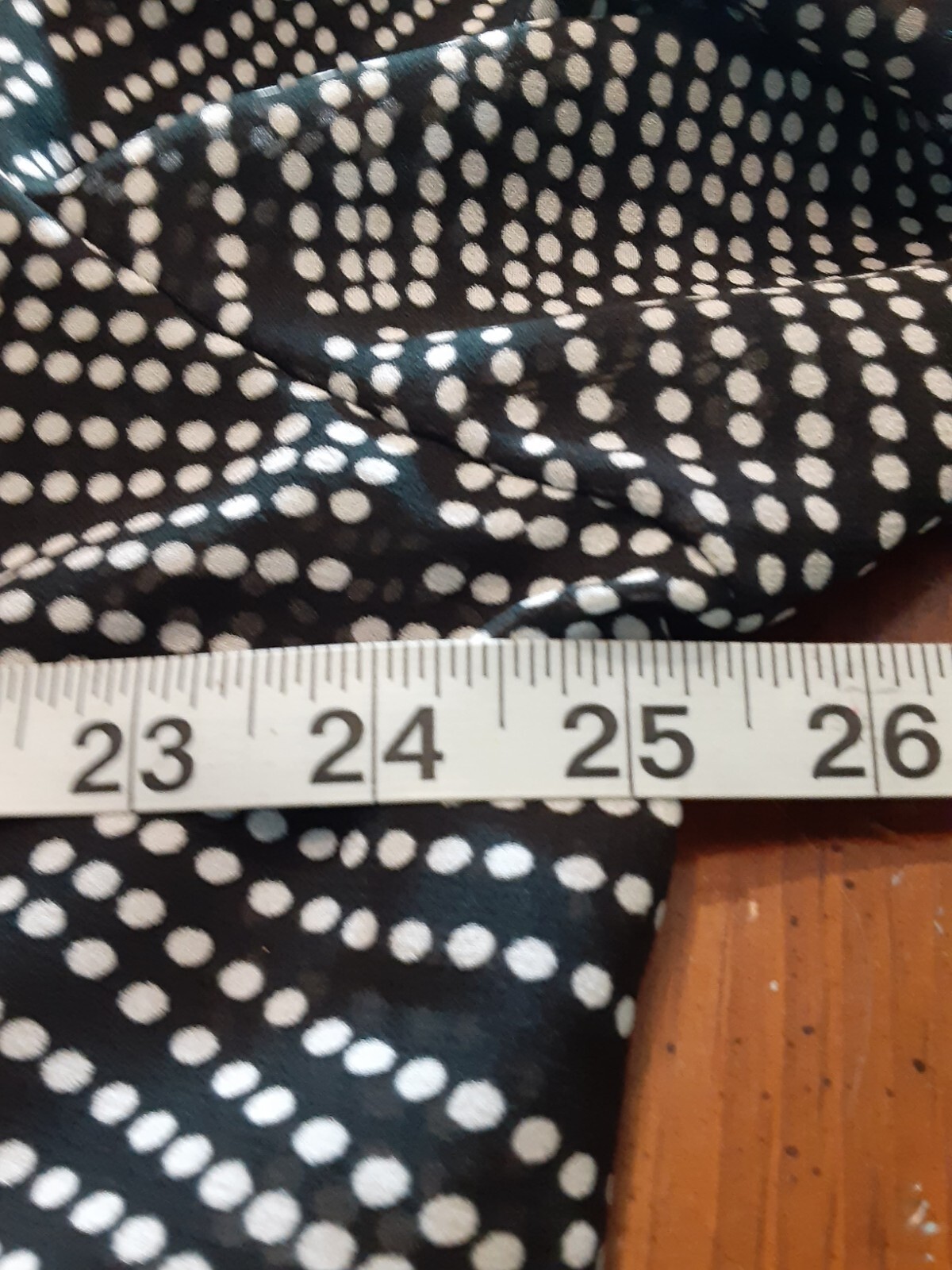 Club Z Collection Sz 1X 2 Piece Set Blouse Black White Polka Dot Ruffled 3/4 Sl