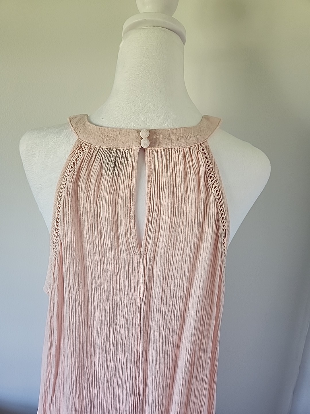 Torrid Light Pink Tank Top Women Feminine Boho Sleeveless Size 1