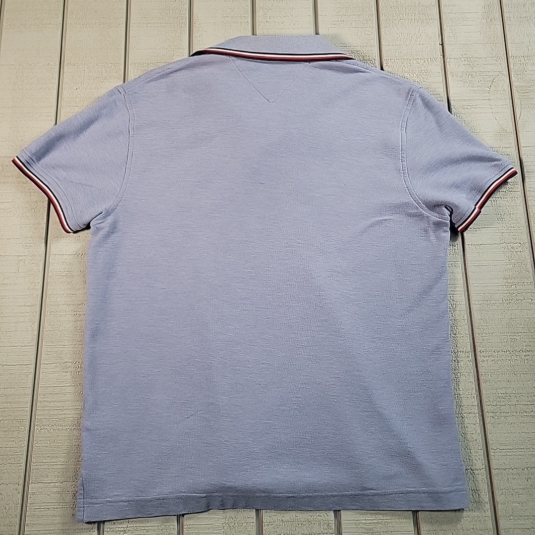 Tommy Hilfiger Polo Shirt Women’s Size Medium Wicking Light Blue Top Daily Dress