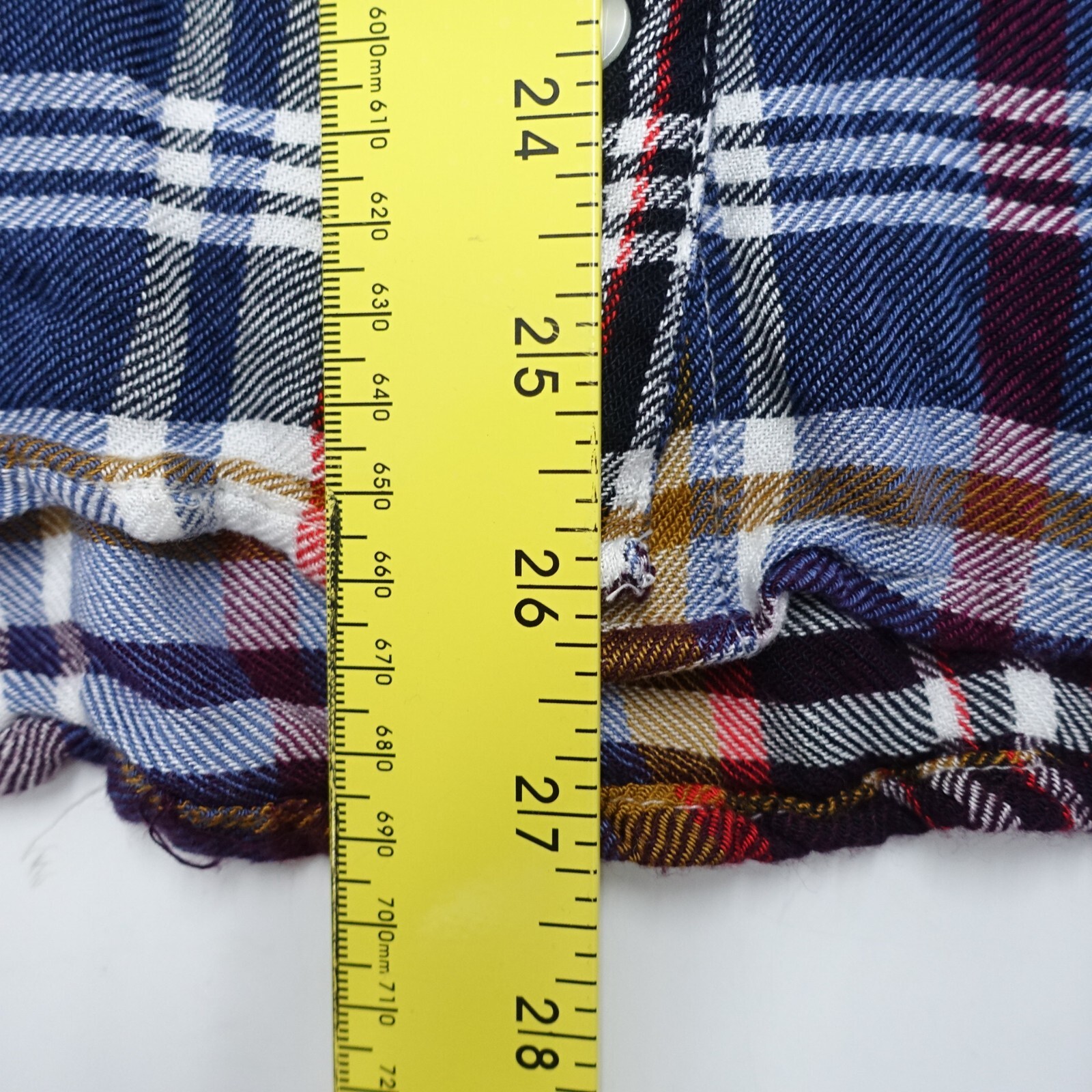 Harper Shirt Women’s Small Multicolor Plaid 100% Rayon Button Up Long Sleeve