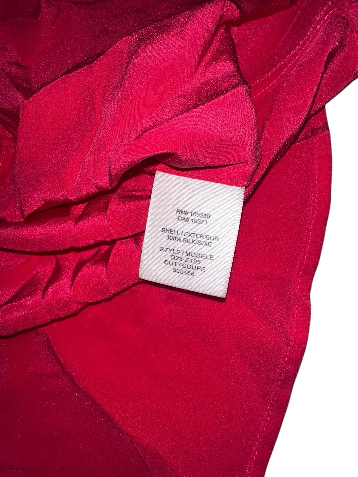 Equipment Femme Women’s S 100% Silk Button Up Blouse Shirt Pink Needs Dry Clean