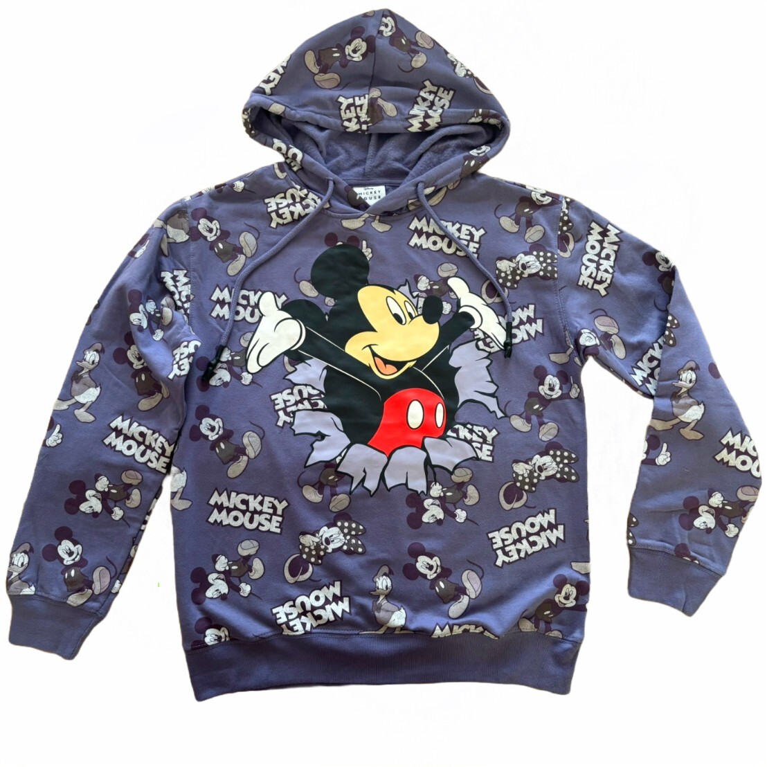 Licensed Disney Mickey Mouse women’s FLEECE Hoodie sweatshirt S,M,XL,Blue Purple