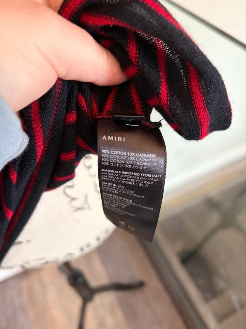 AMIRI Cotton & Cashmere Tee