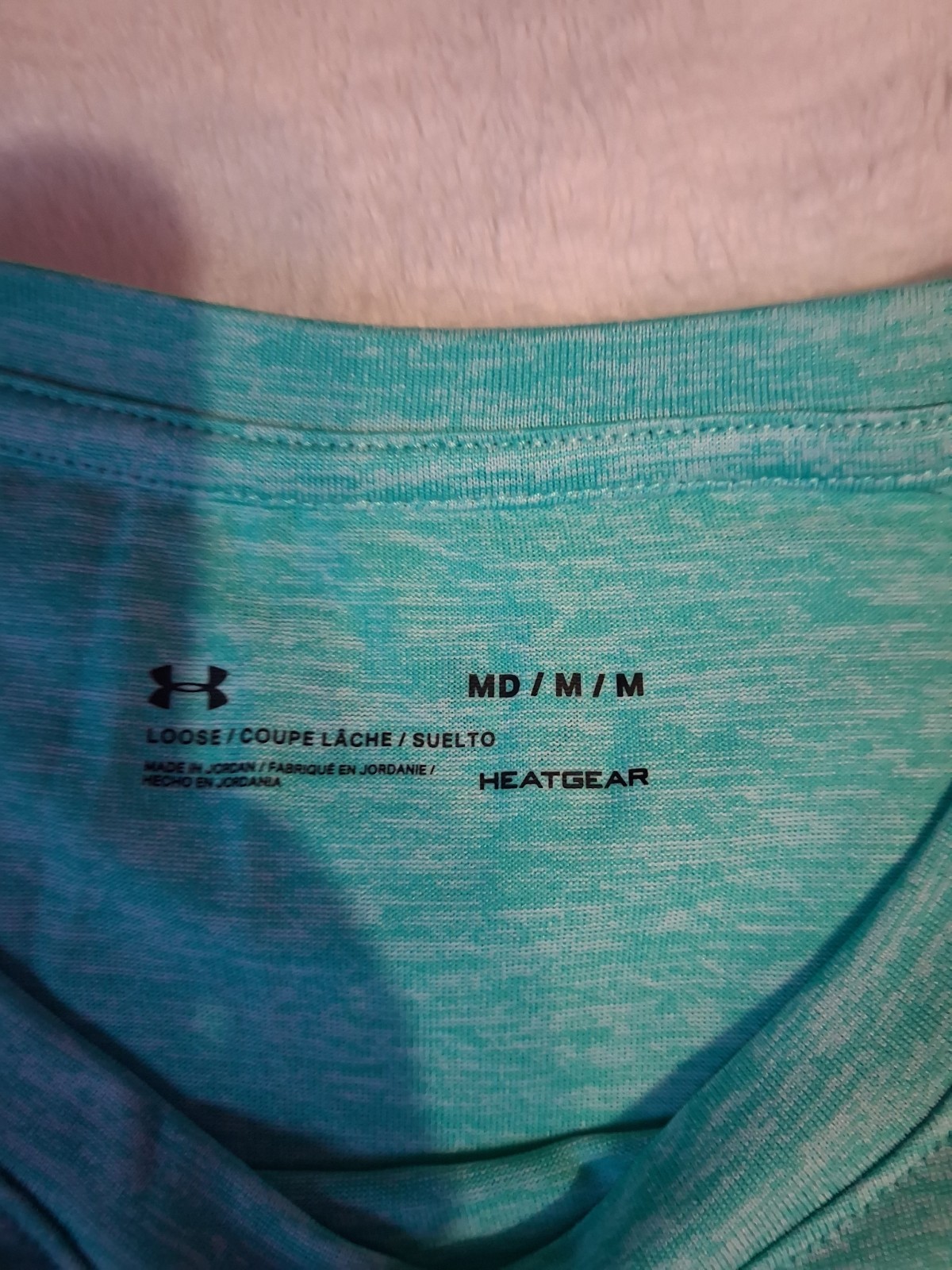 Under Armour Womens *Heat Gear* Graphic Print Poleyester Tshirt Size Medium