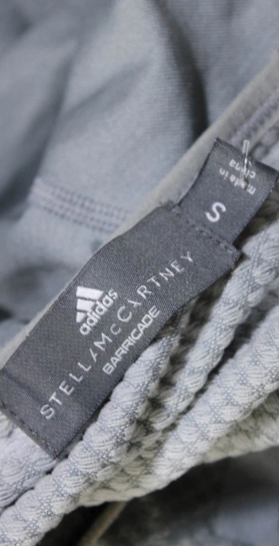 Adidas by Stella McCartney Womens Barricade Long Sleeve Athletic Top Gray Size S