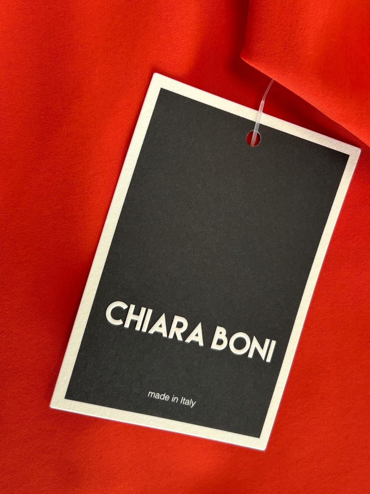 NWT Chiara Boni Serafina Top 4US/40IT Copper Orange Off Shoulder MSRP $290
