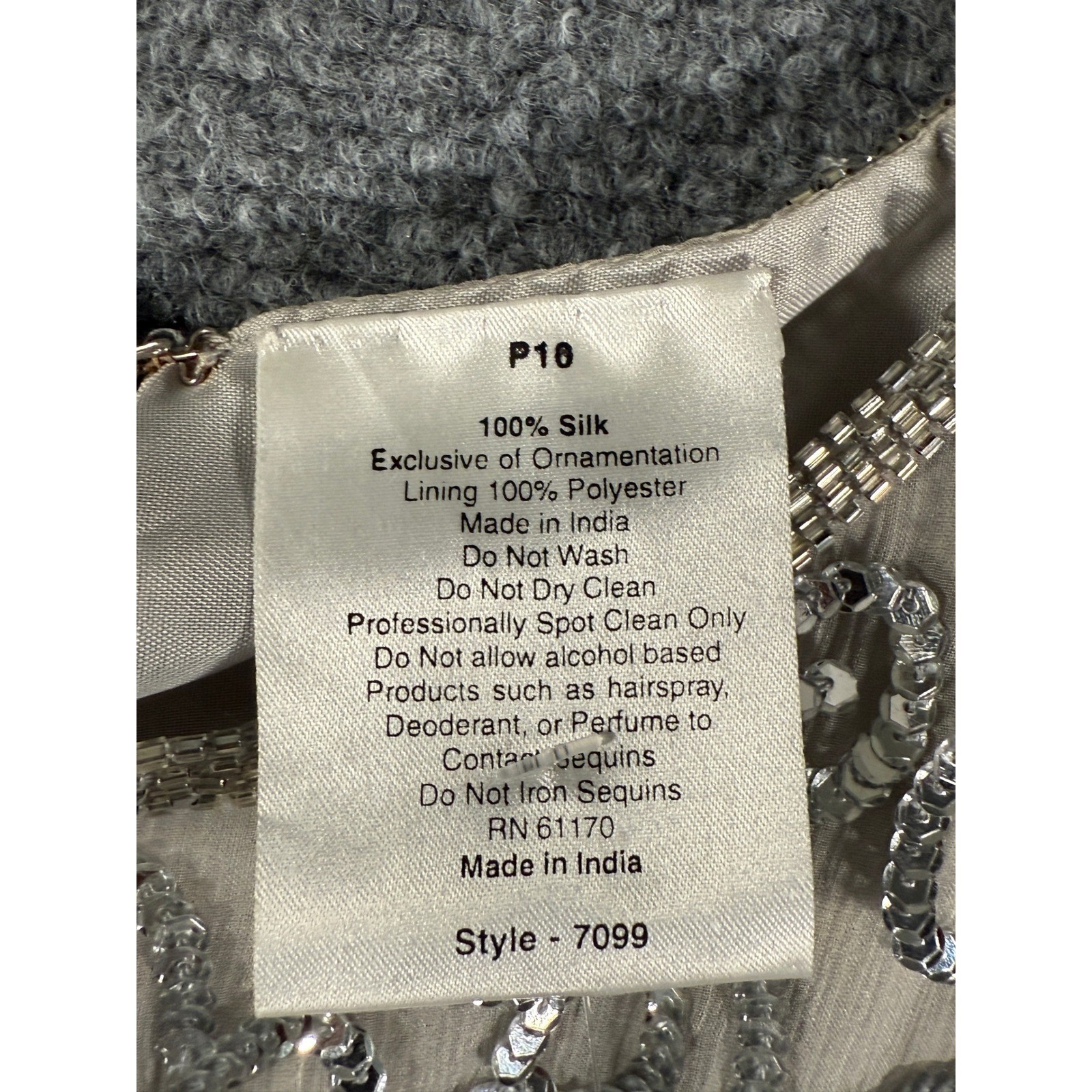 Jean Jos Joseph Le Bon Paris Silk Beaded Sequin Top Party Cocktail