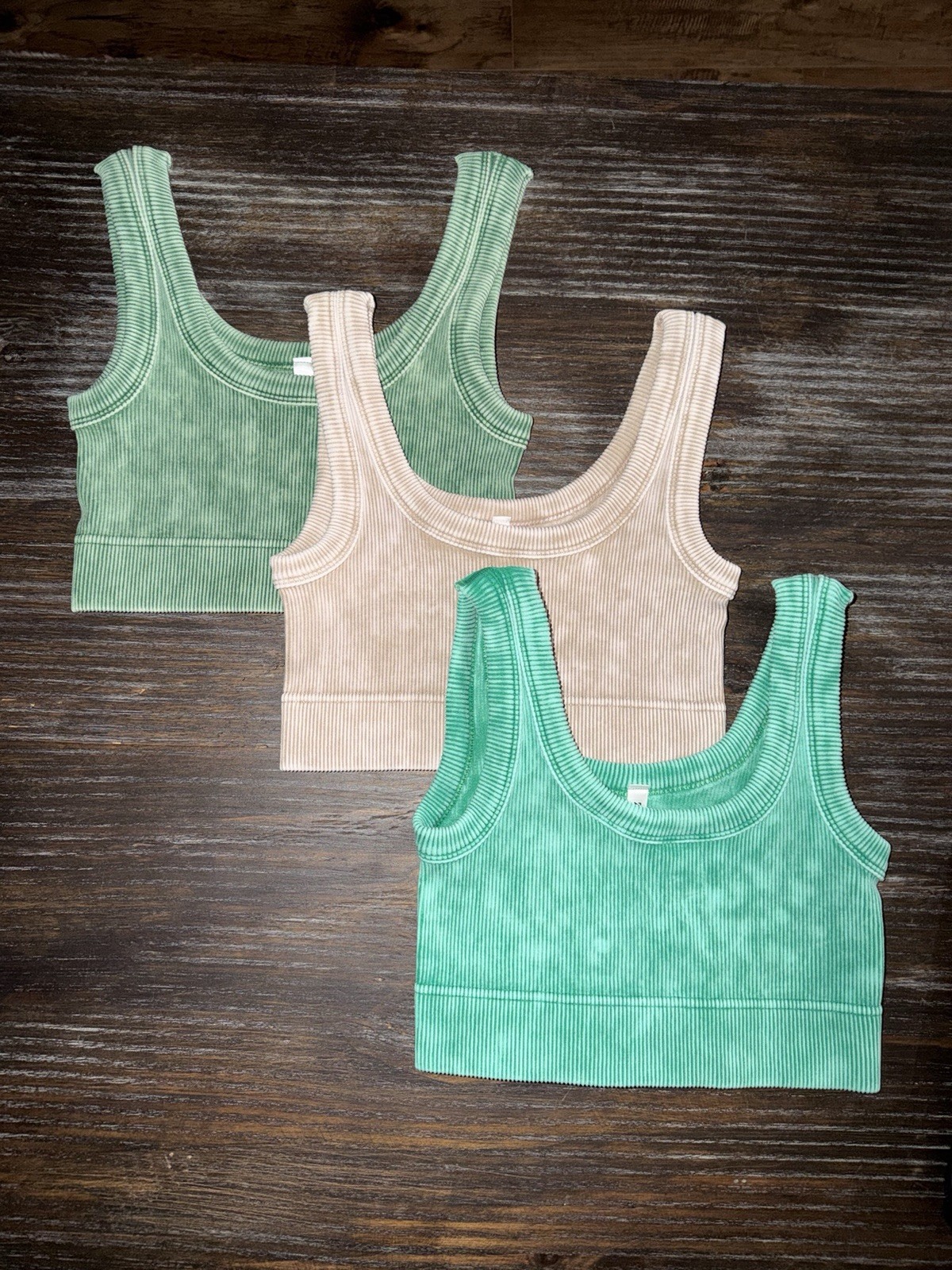 Set Of 3 Zenana Ribbed Tank Tops Size S/M -New