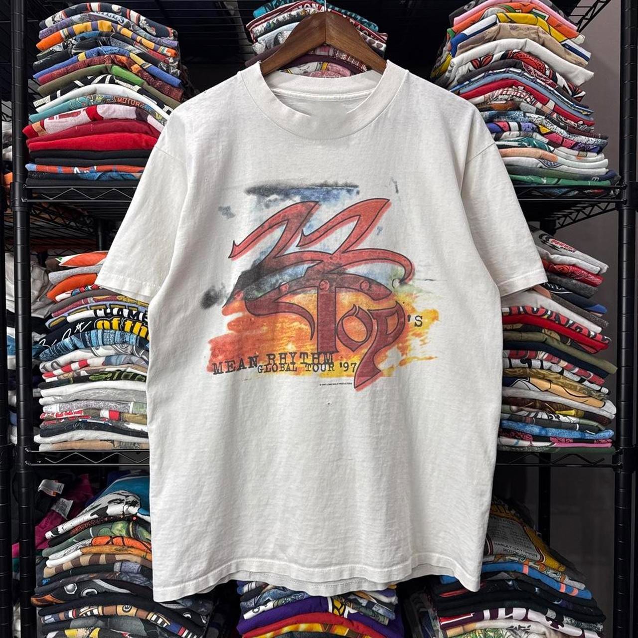 Vintage 1997 ZZ Top Mean Rhythm Global Tour Rock Unisex All Size Shirt AA535