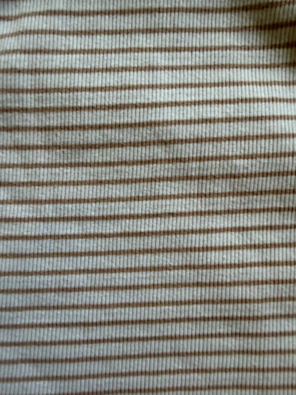 NWOT Aerie Striped Ribbed Tank Top Womens Size Large, brown and white