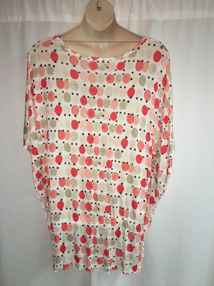 Lane Bryant Blouse Dolman Dot Womens Plus Size 14/16 18/20 22/24 26/28 NWOT