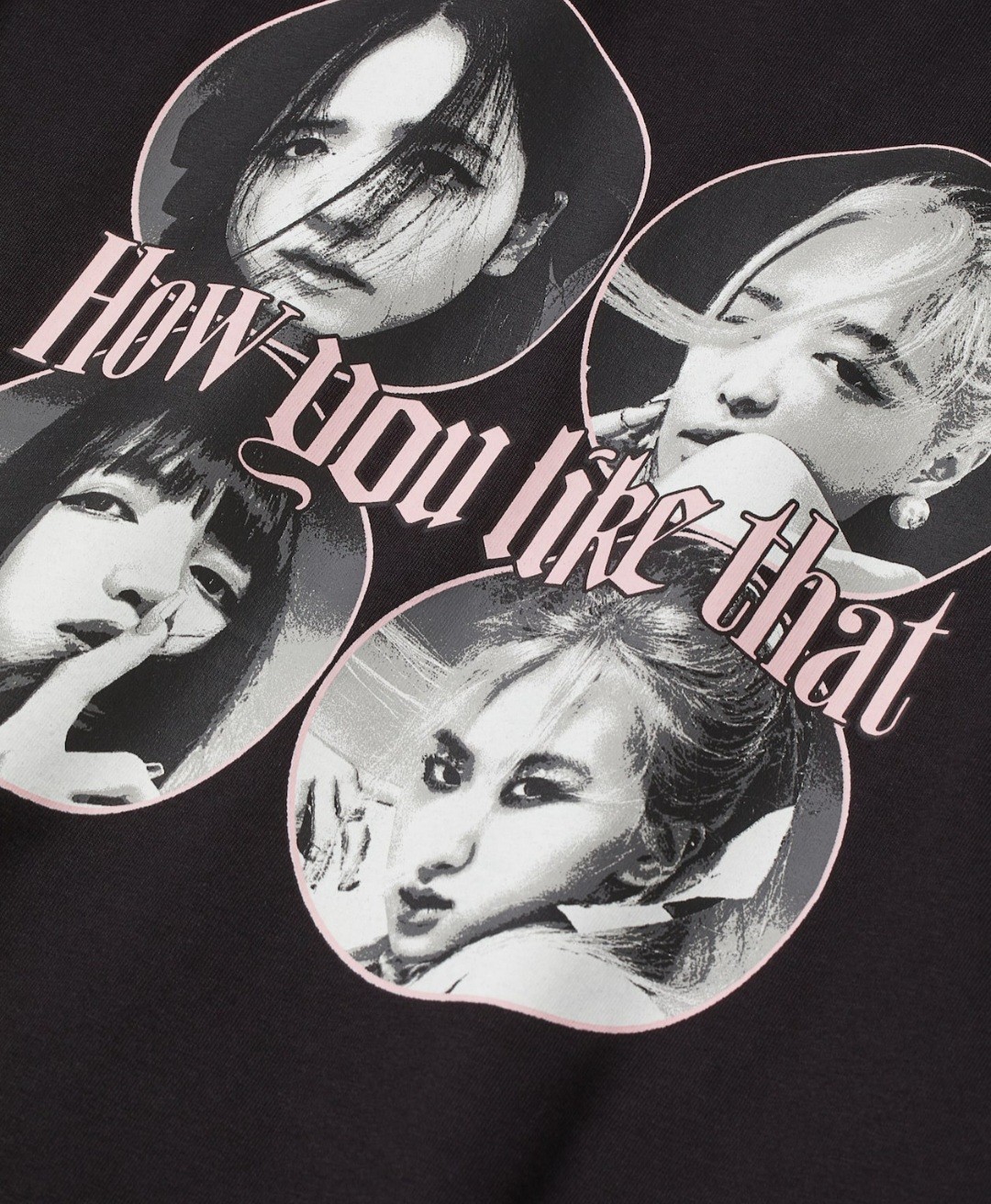 Blackpink x H&M Divided T-shirt, Size Medium, New Condition