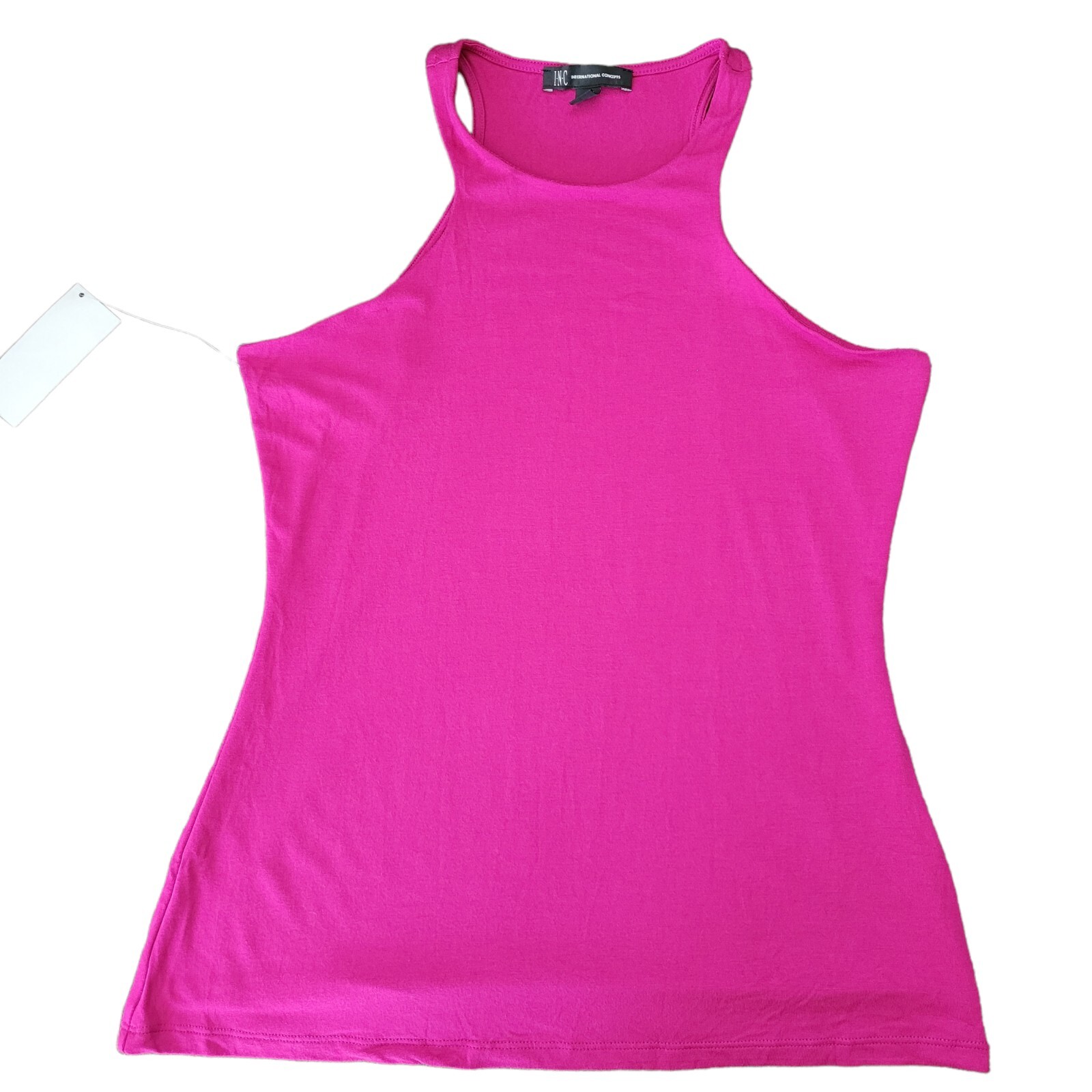 I.N.C. Women’s Smocked Halter Top Purple Small