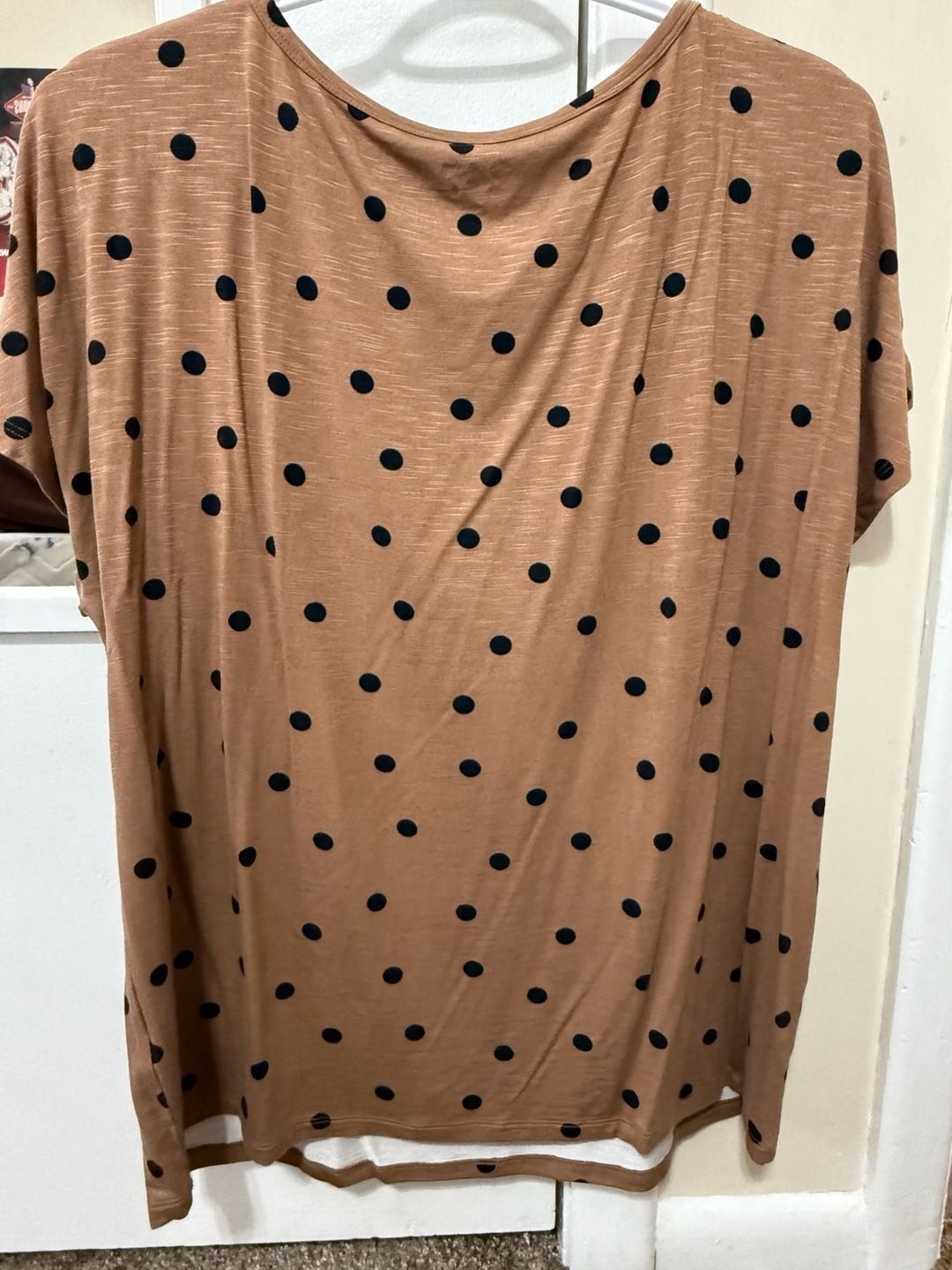Maurices 24/7 Polka Dot Drop Shoulder Crewneck Tee