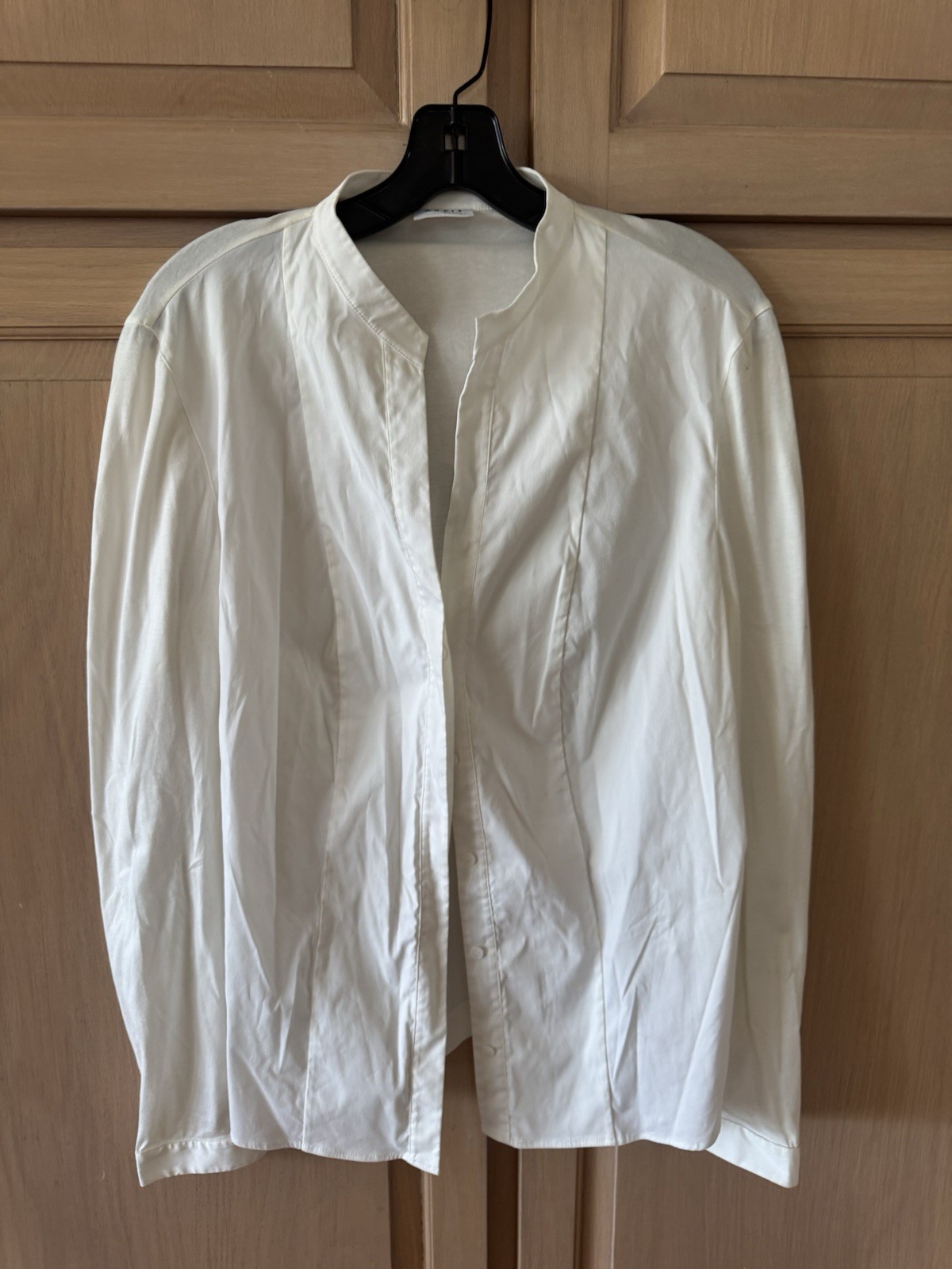 Akris Punto White Button Up Shirt Cotton Women’s Medium