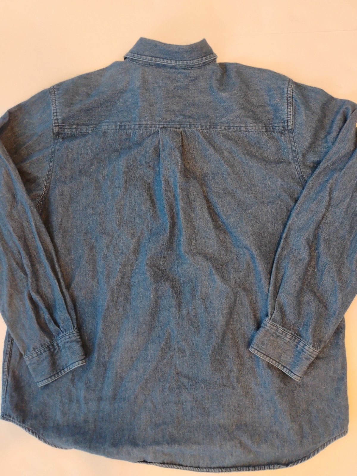 Disney Store Winnie The Pooh And Friends Denim Embroidered Button Down Shirt L