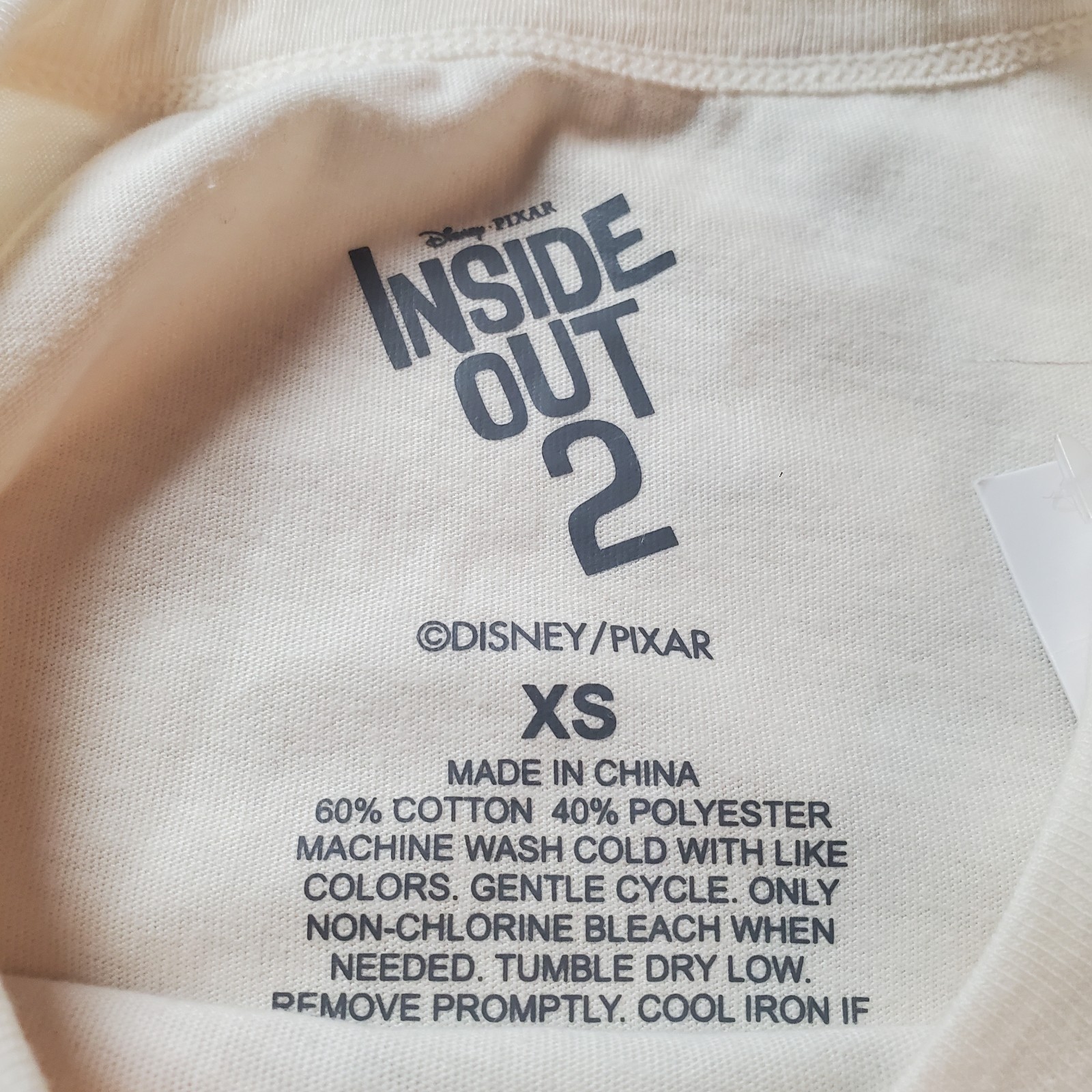 Inside out 2 ”Believe In Yourself” Women’s Shirt Size XS Disney Pixar New NWT