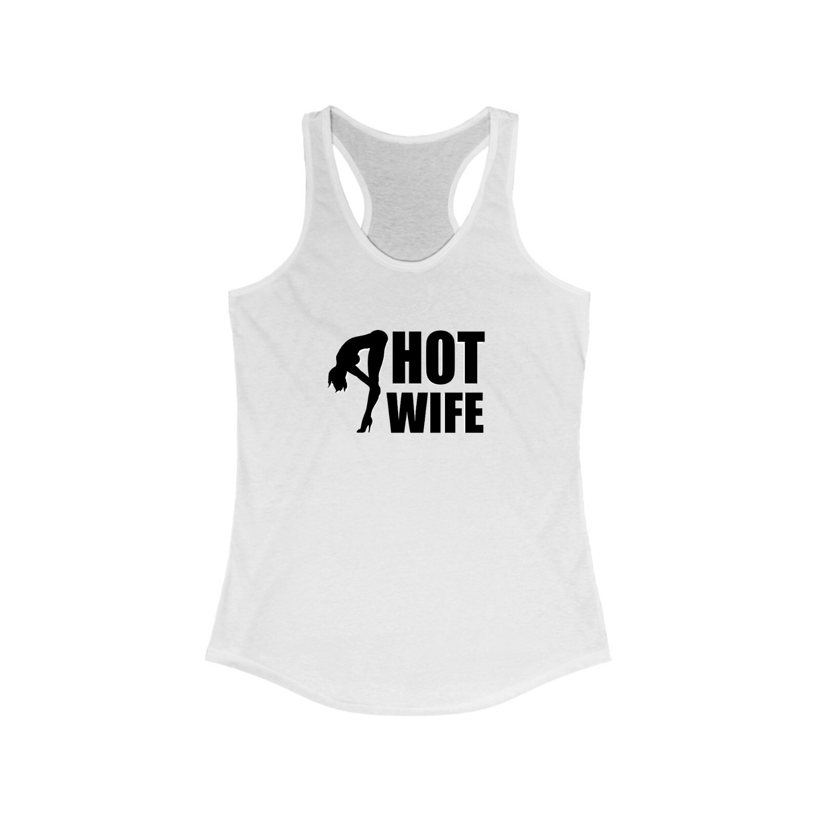 Hotwife Shirt Swinger Tank Top Slutty Clothes Fetishwear Outfit Slut Bent Over