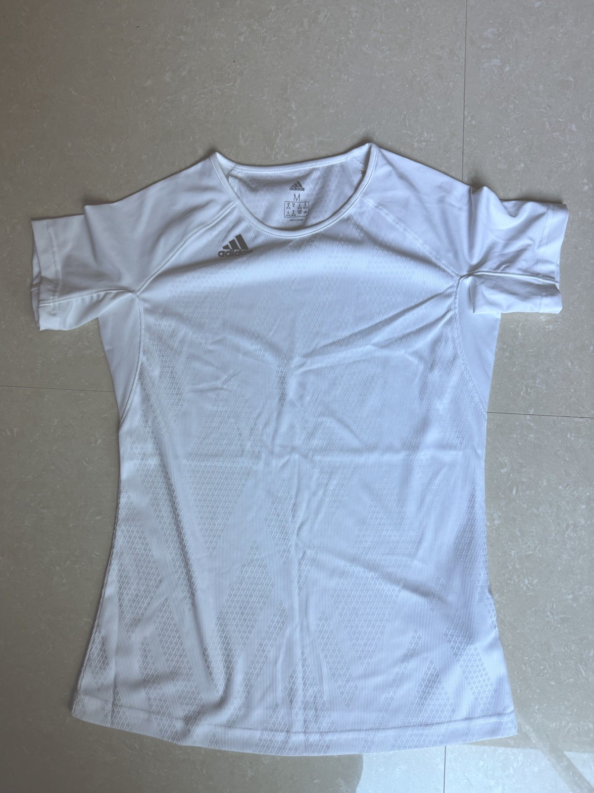 Women’s Adidas Logo White T Shirt Size M