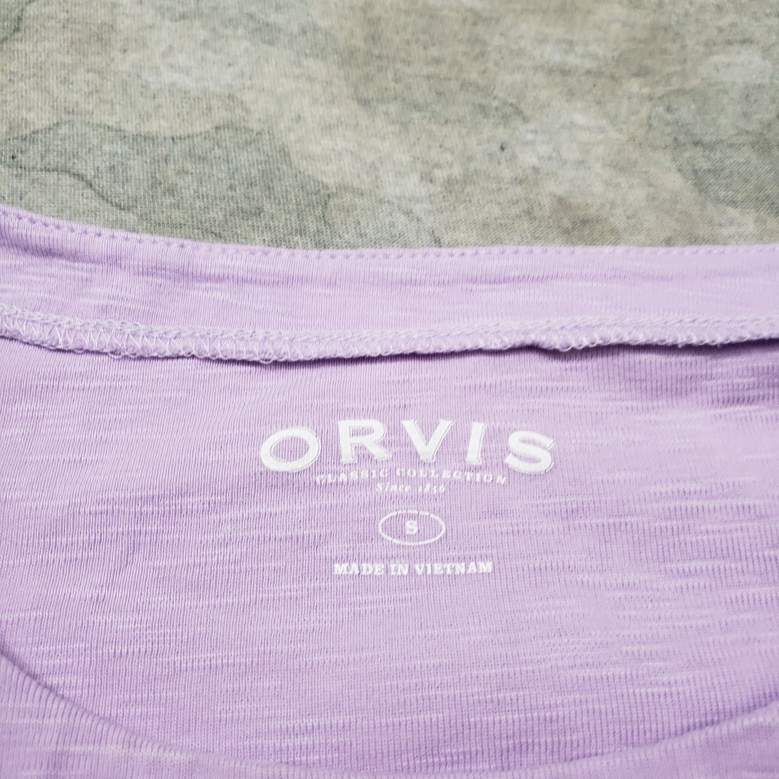 Orvis Top Womens Small Purple Short Sleeve Outdoors