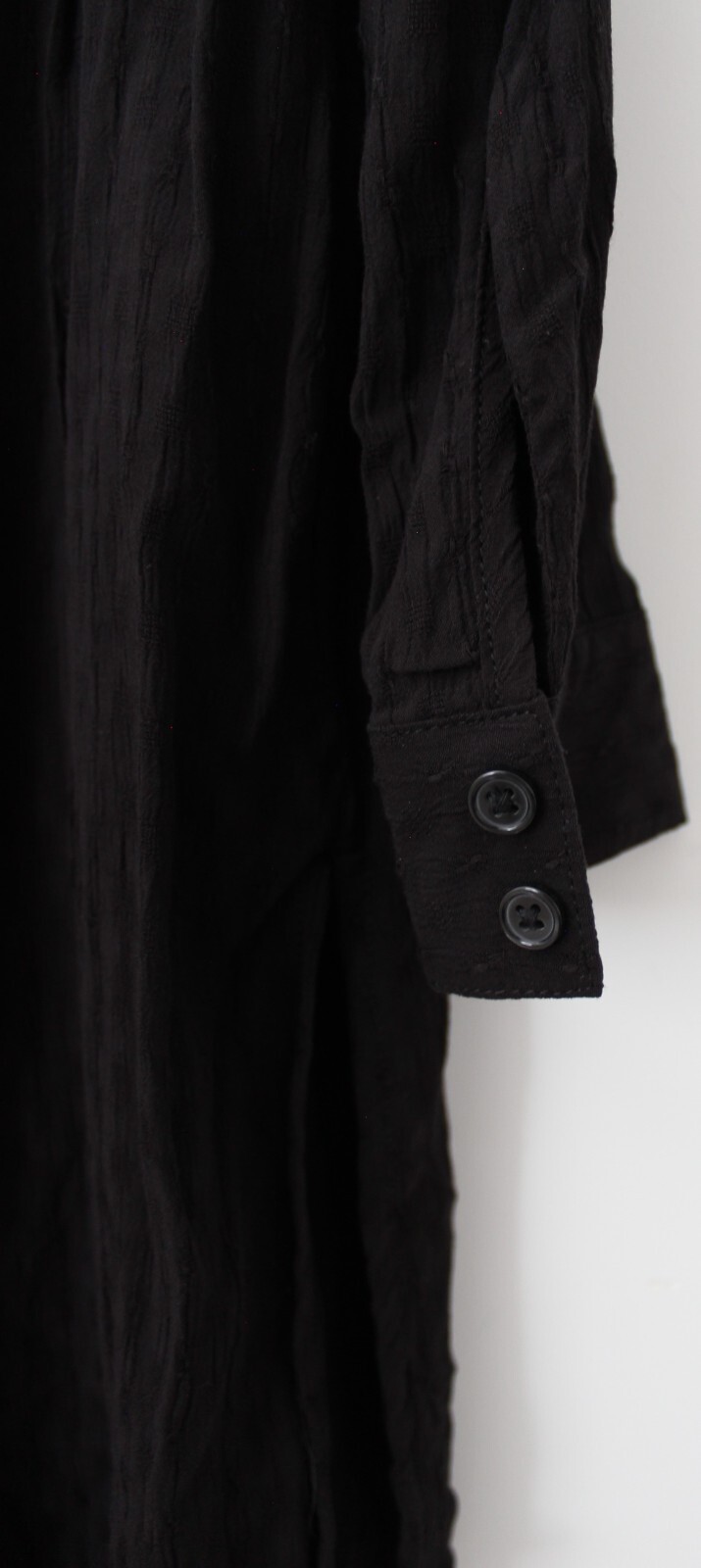 Time and Tru Women’s Maternity Tie Front Woven Top Black Soot Multisize NWT