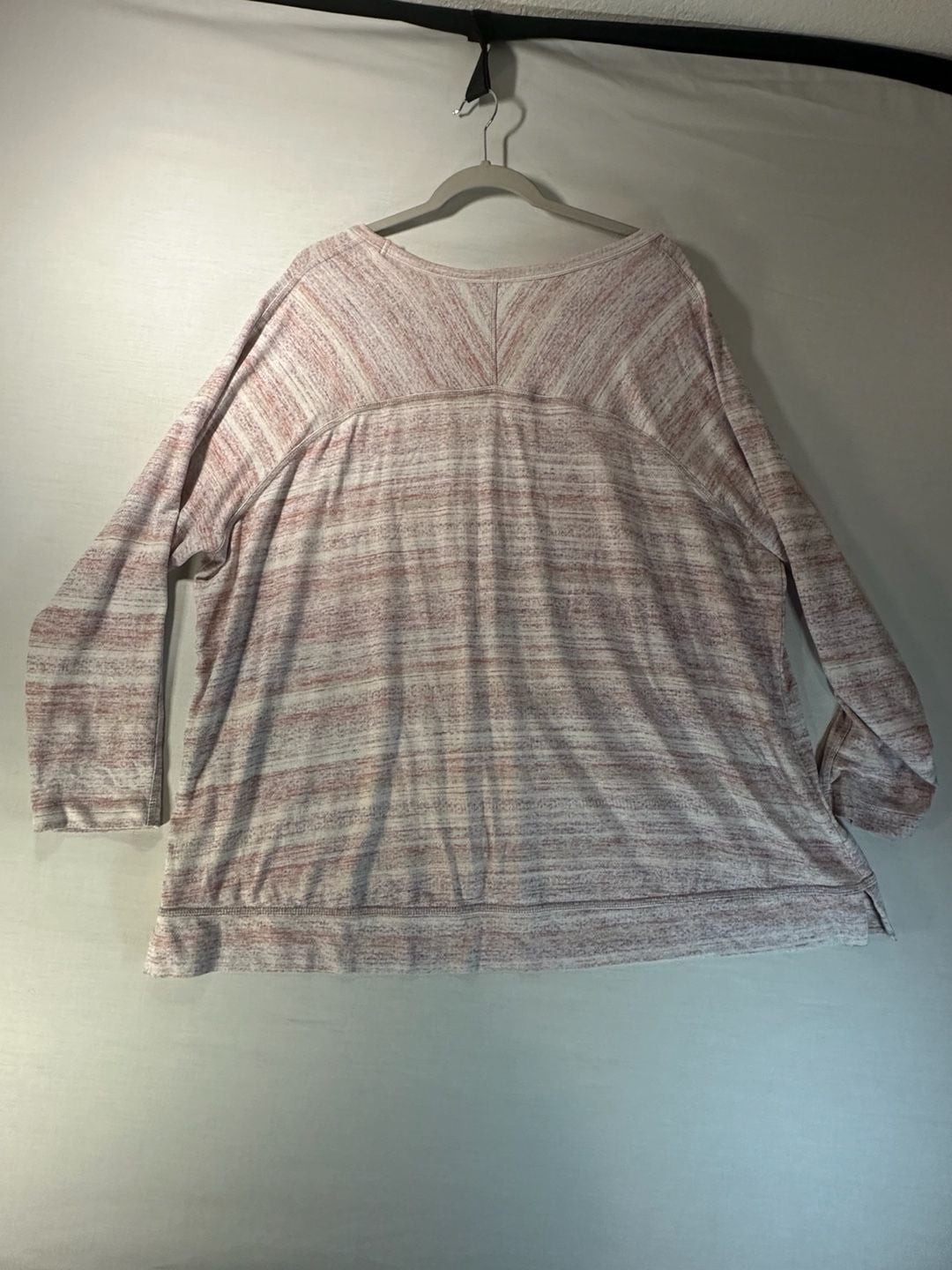 Sonoma Goods For Life Women’s Plus Size 2X Space Dye Long Sleeve Tunic Top