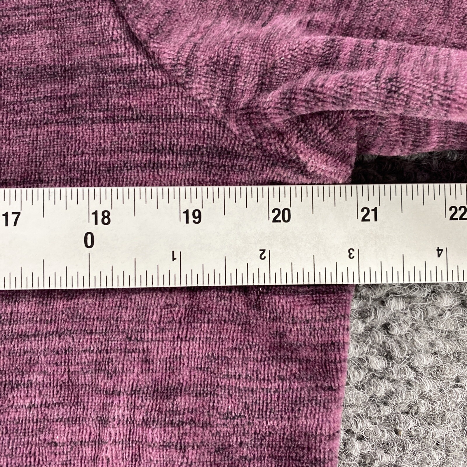 Harmony Balance Womens Long Sleeve Pullover Cowl Neck Purple Size Large