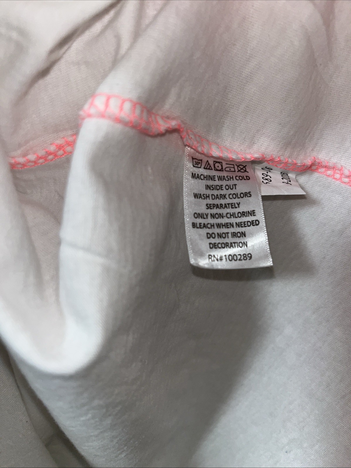 Maine Women’s Baseball Style Shirt XS Pink White Beach Pool Athletic Oversized