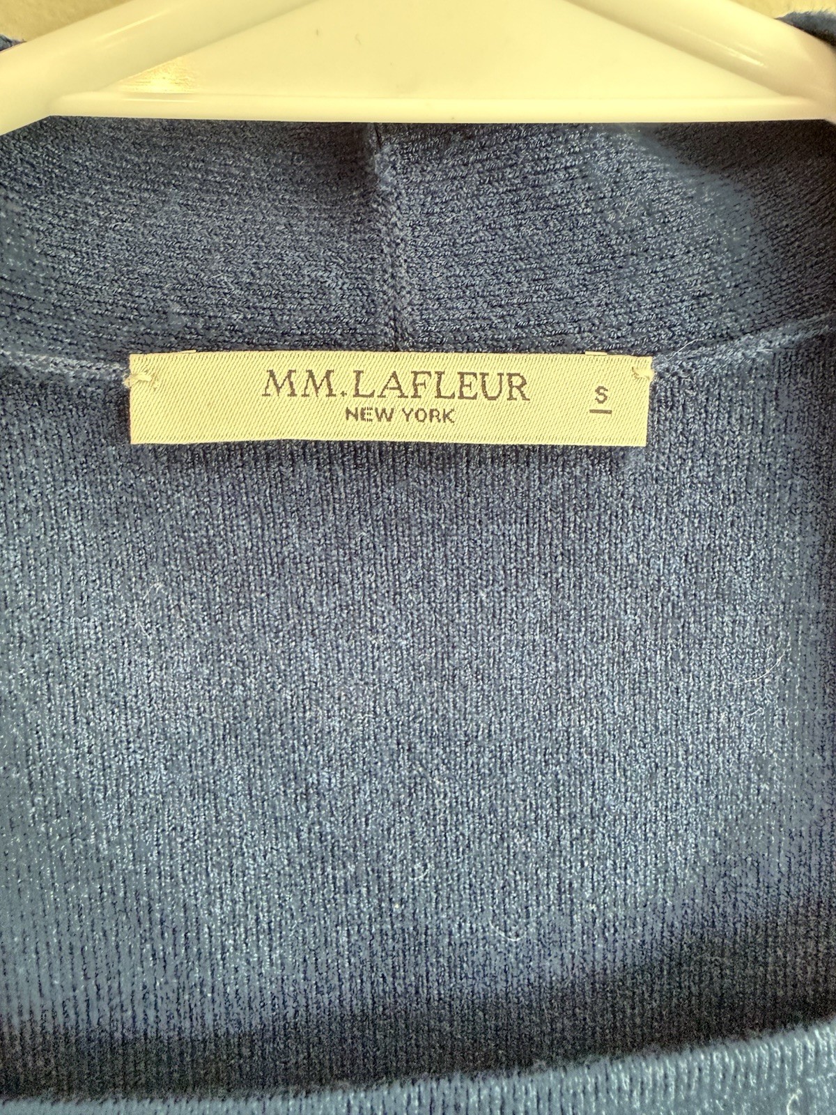 M.M.LaFleur Singer Sleeveless 365 Knit Top in Navy Size Small