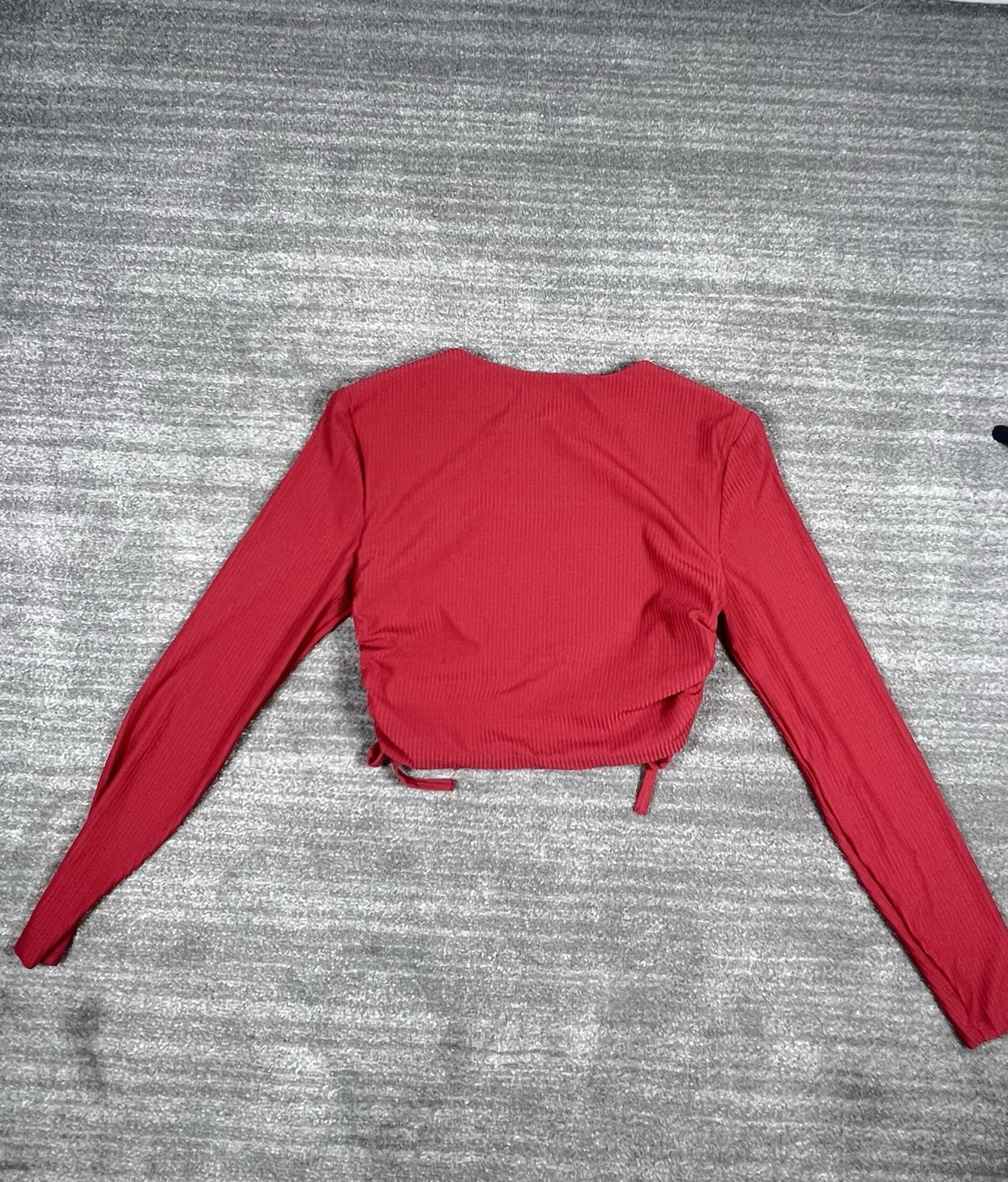 NWT Kookai Ribbed Gathered Athletic Top Shirt Size XS US 2 (40-41) $50