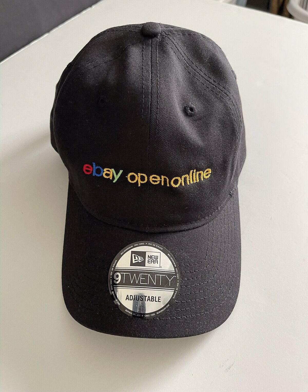 eBay Open Online Unisex T-Shirt Size XL White Short Sleeve, Hat, Pin One Price