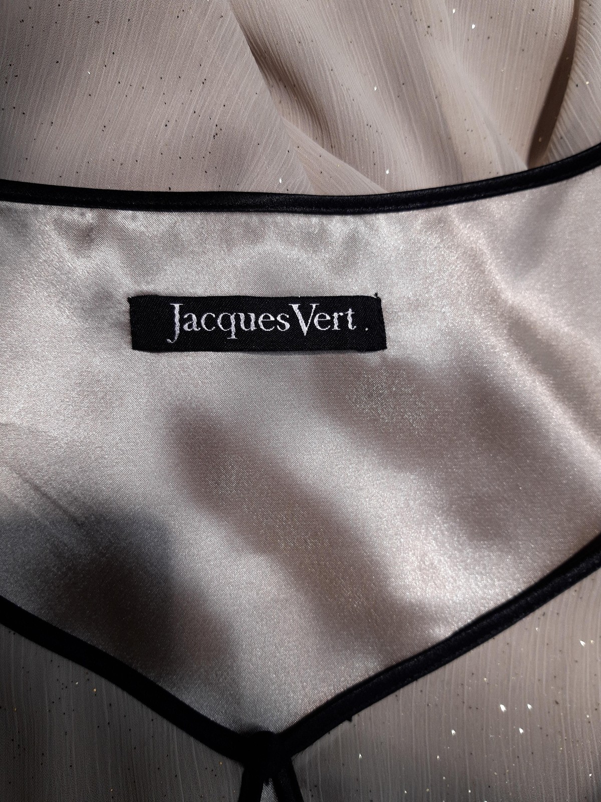 Jacques Vert Women’s Top UK 20 Cream 100% Polyester Basic