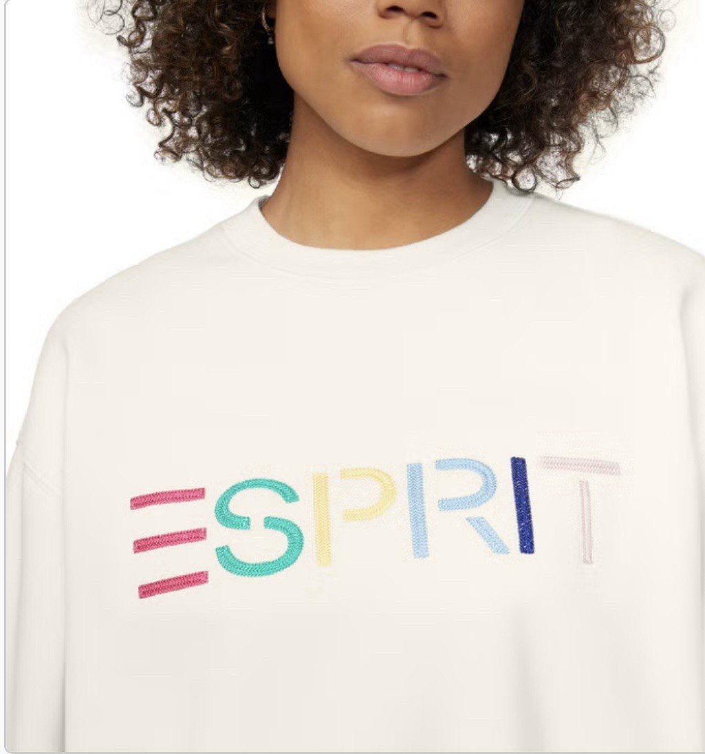 Esprit NWT Women’s Logo 80’s Crewneck Viral * SIZE XL