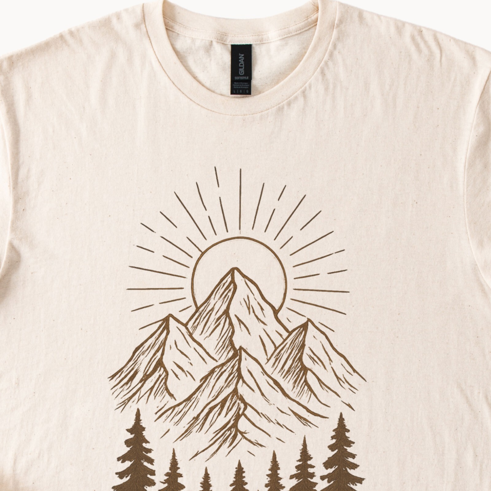 Mountain Sunrise Tee Nature Adventure Shirt