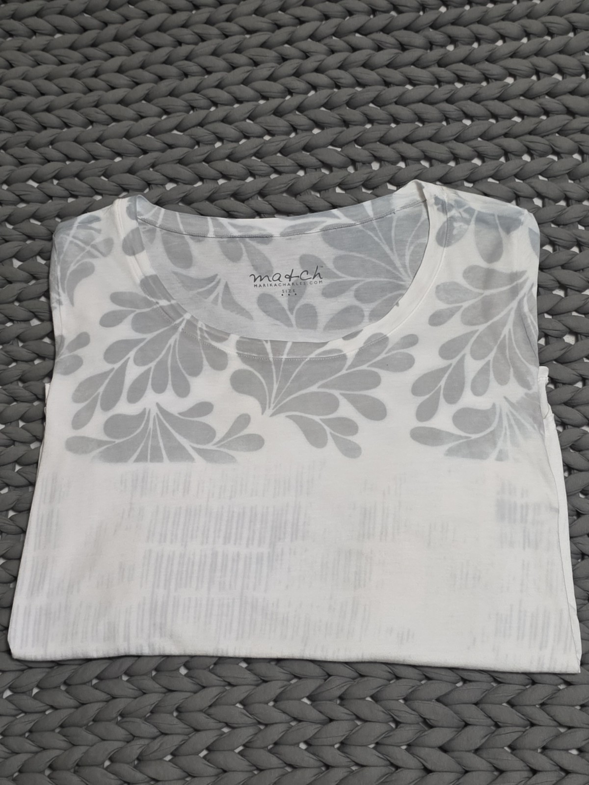 Ma+ch Marika Charles Lightweight Floral Bohemian Top SZ 3
