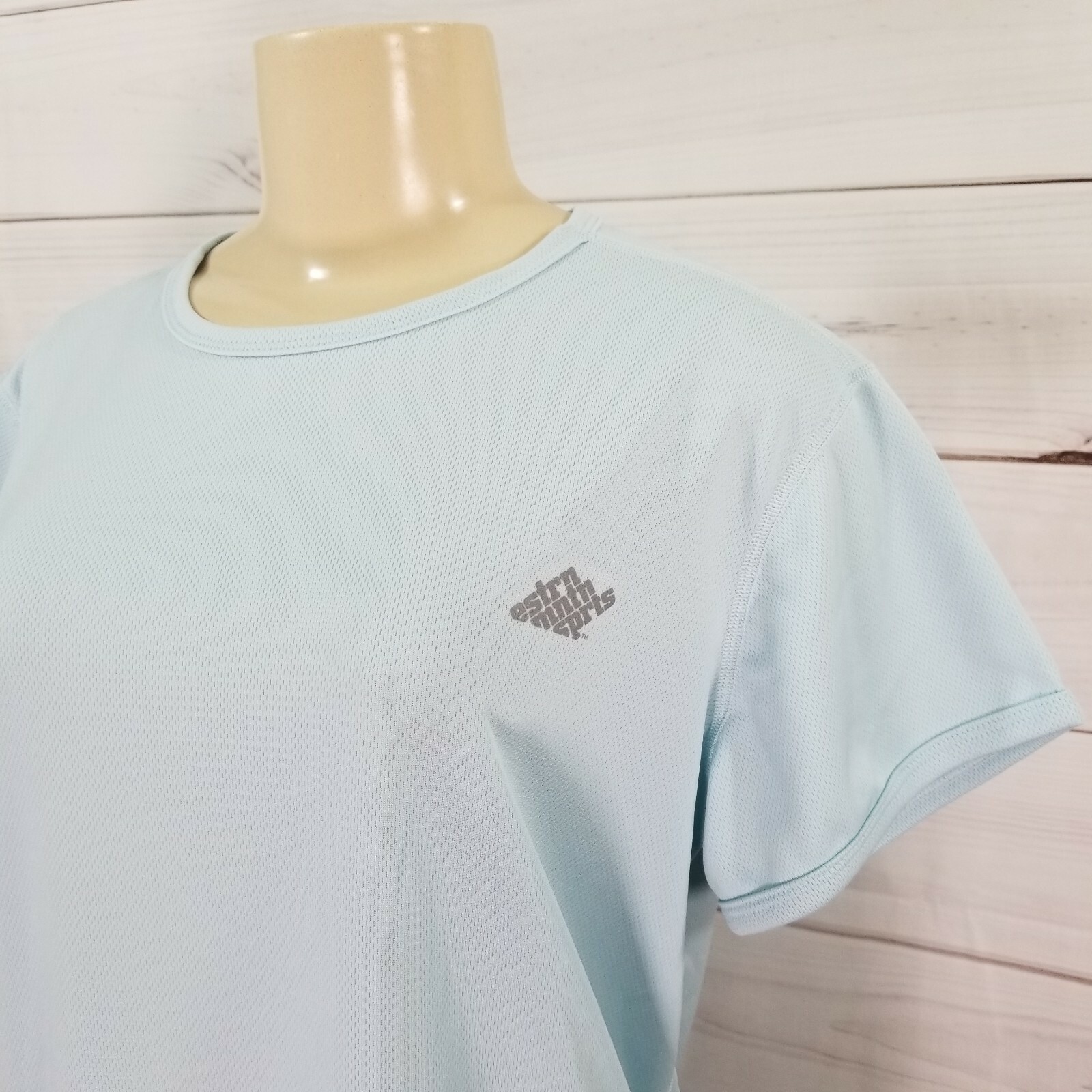 Eastern Mountain Sports Techwick Hiking Shirt Womens Size XL Green.