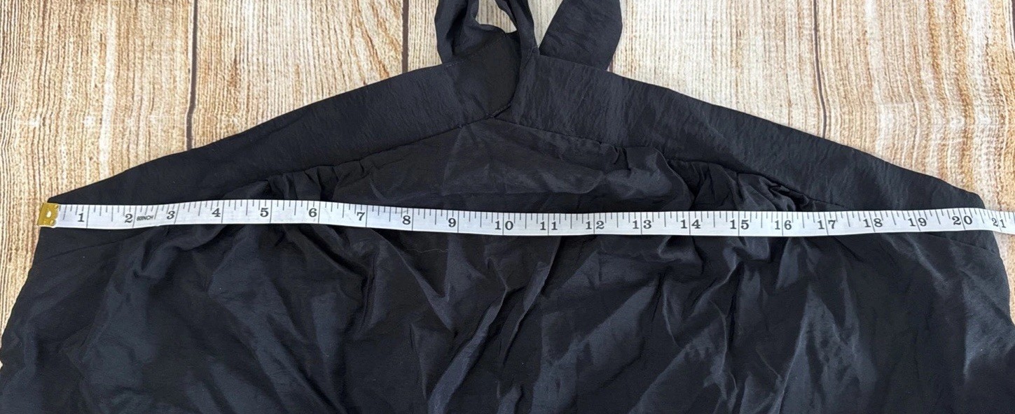 Sofia Jeans Women’s Tie Halter Top Size XXL(20) Black Soot