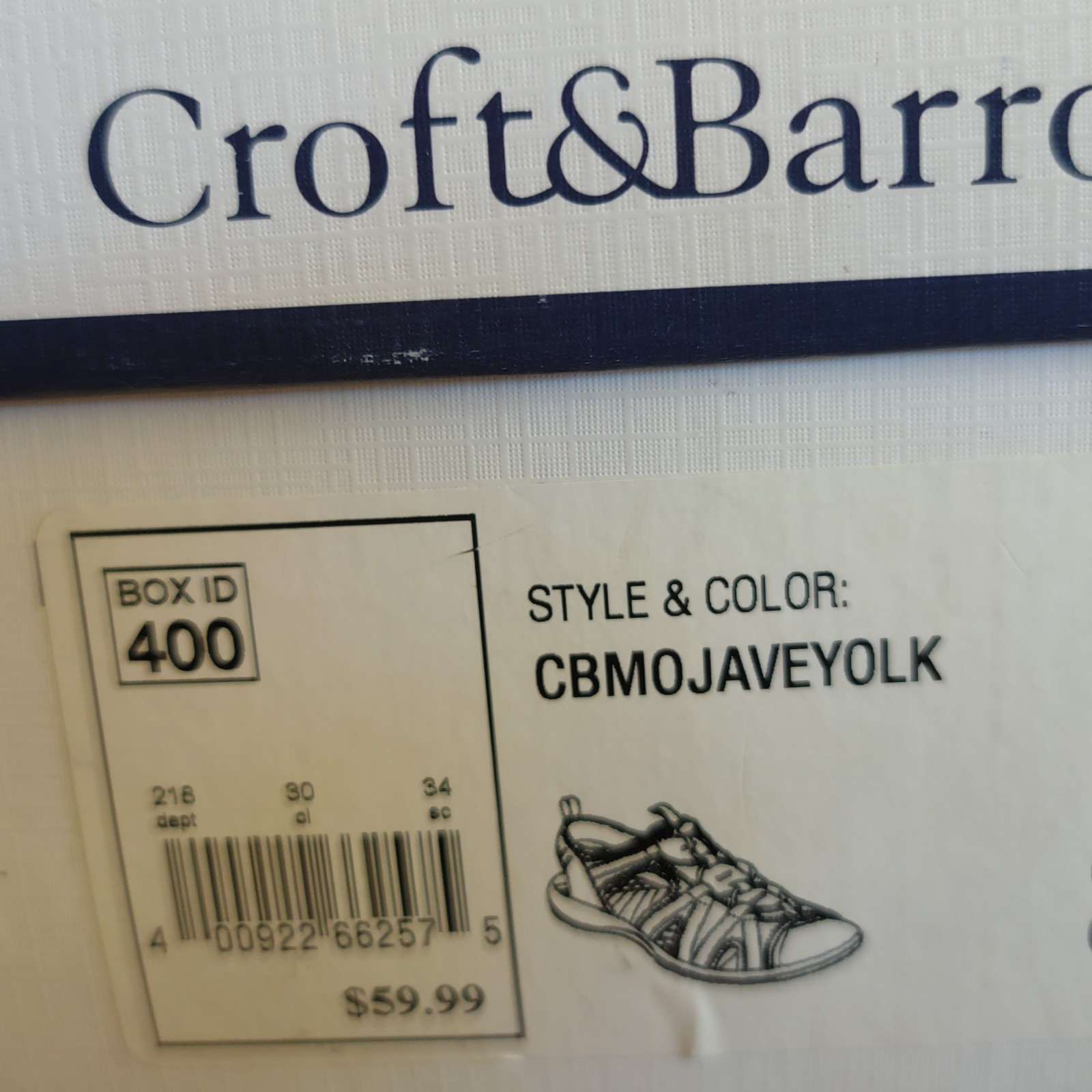Croft & Barrow New with Tags Hiking/Sandals/Shoes Size 8 Gray/Yellow