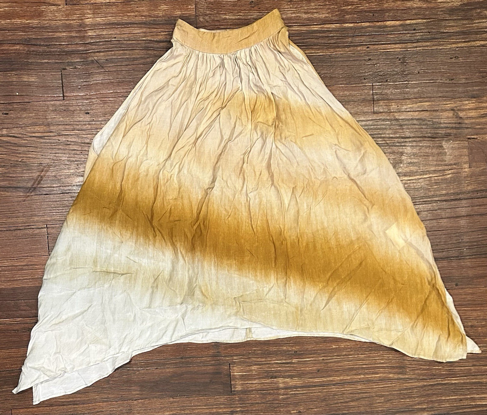 MURMUR MI Women’s Size Small Oak Gold Viscose Sleeveless Top Blouse Shirt