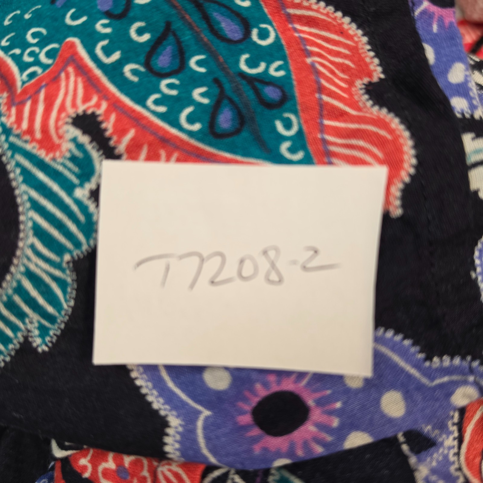 Virtuelle Top Womens Tunic Plus Size 22 Navy Blue Red Green Purple Paisley