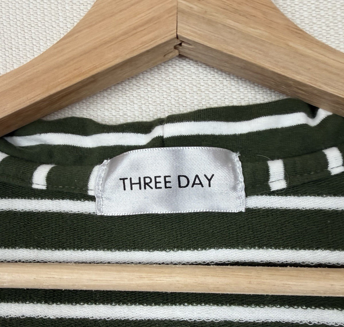 THREE DAY Women’s 2X Hooded Tunic Shirt Striped Casual Comfort Oversized Soft