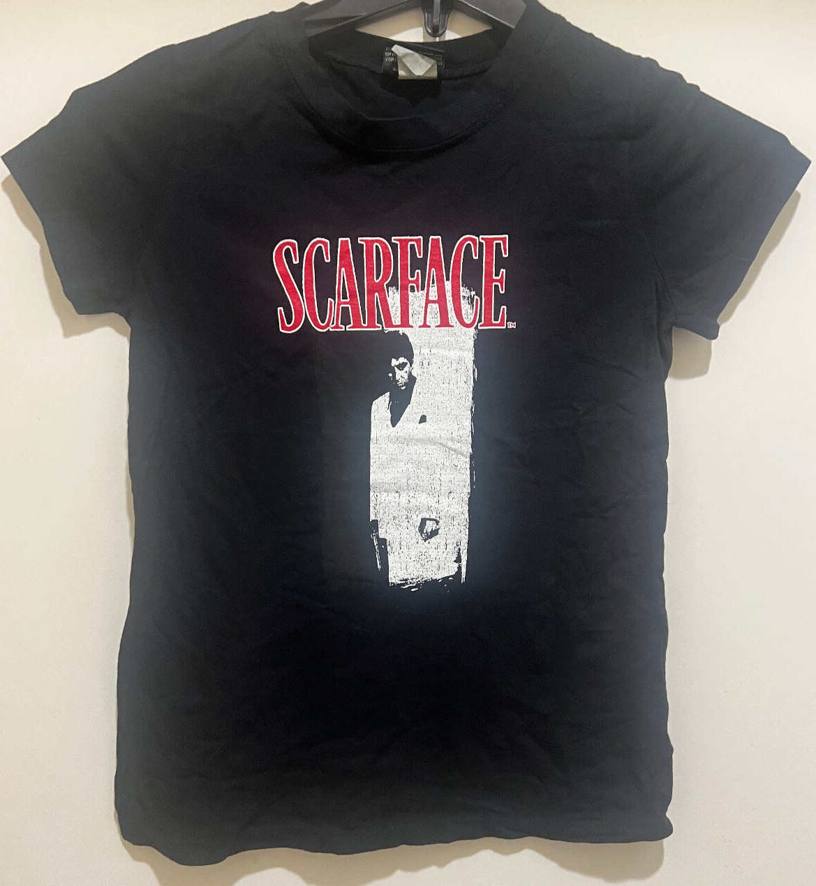 SCARFACE Vintage Women T-shirt Screen Print Amazing Graphics – NEW missing Tag