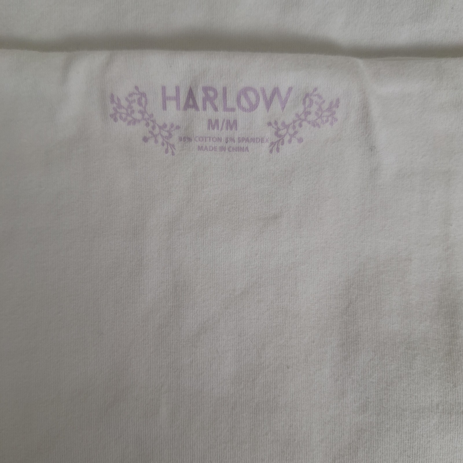M Y2K HARLOW Tube Top 98 Cotton/2 Spandex Feminine Fairy Minimalist Casual Crop