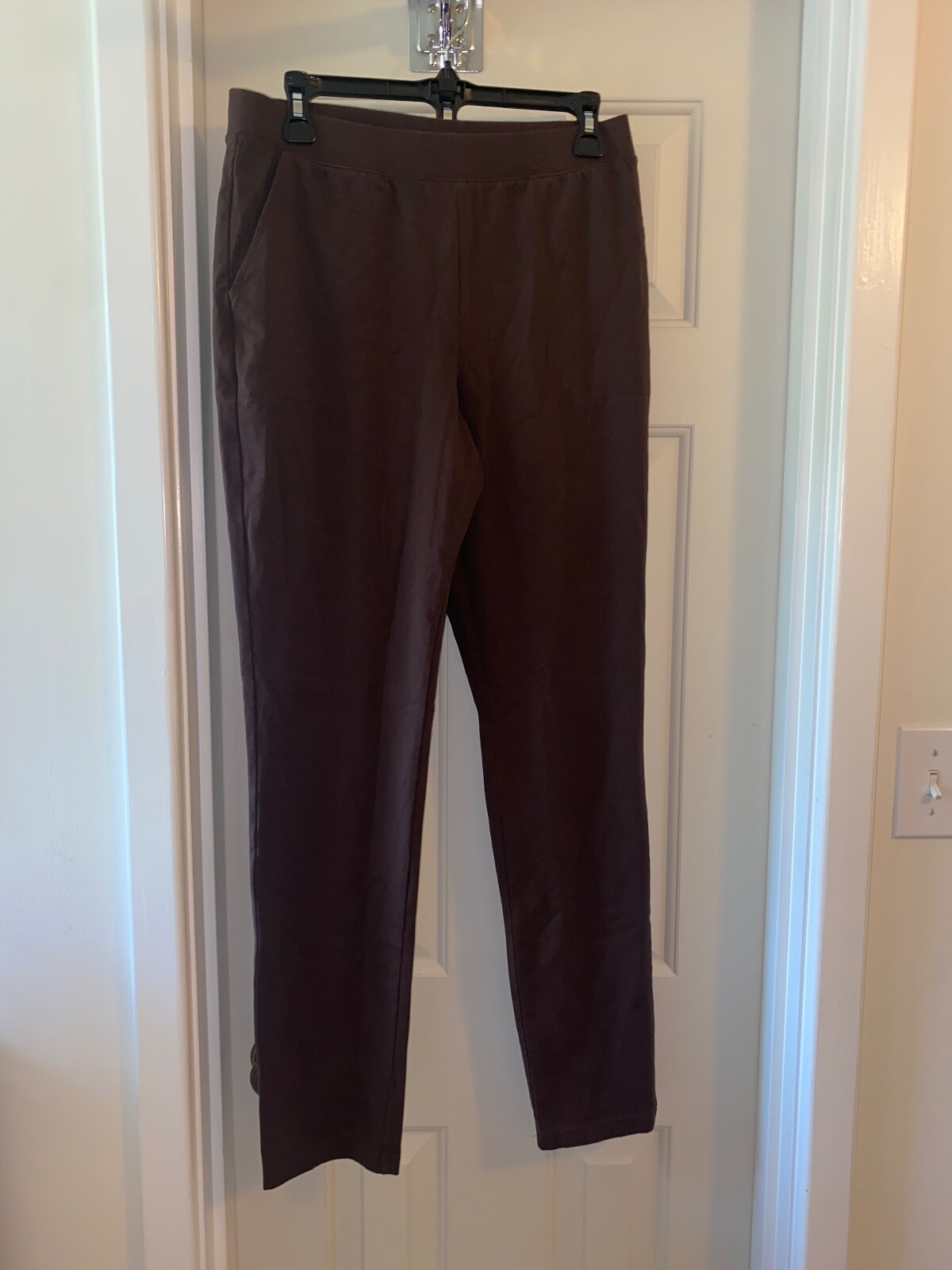 ATTITUDES by RENEE sz XS PETITE Como Jersey Tunic & Pant Set BLACK