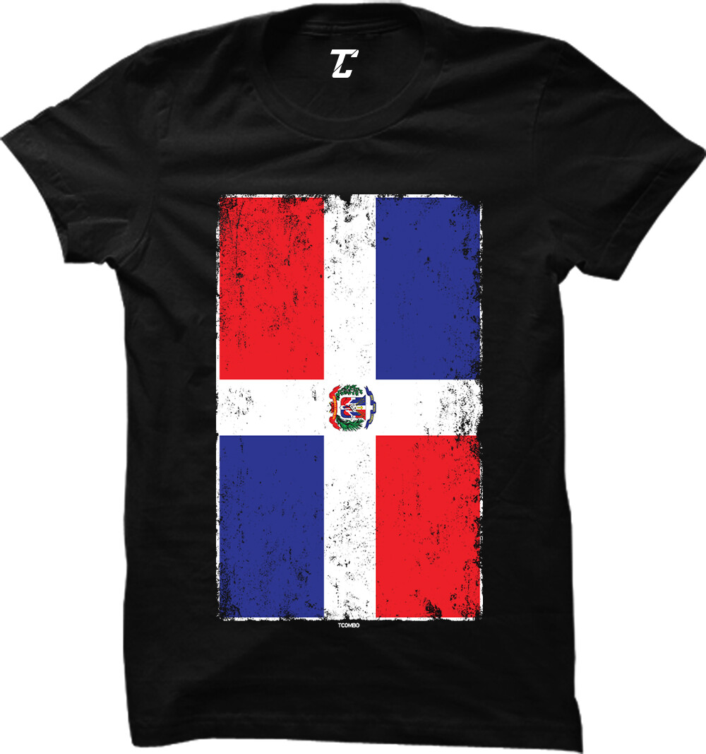 Distressed Dominican Republic Flag – Heritage Pride Women’s T-shirt