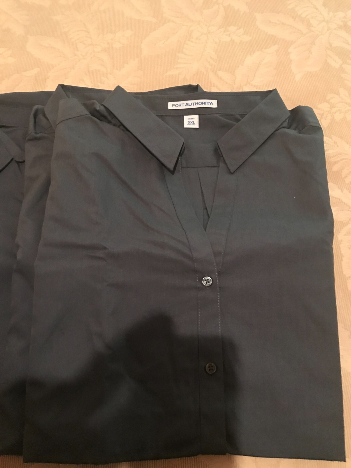 Port Authority Ladies 3/4-Sleeve Color: Graphite CASUAL or UNIFORM SHIRT SIZE 3X
