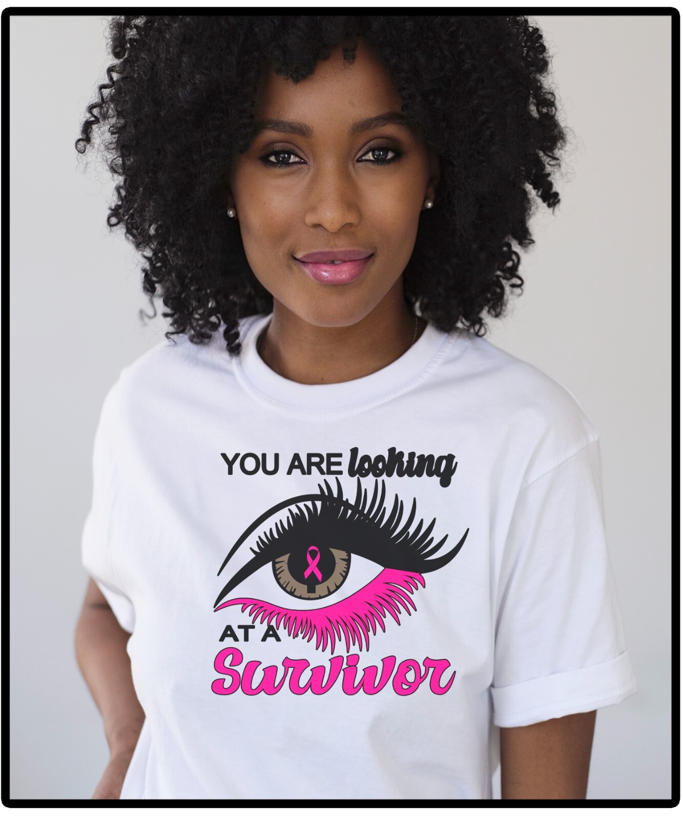 Survivor Breast Cancer Awareness Tee Shirt You Are Big & Tall Small Unisex