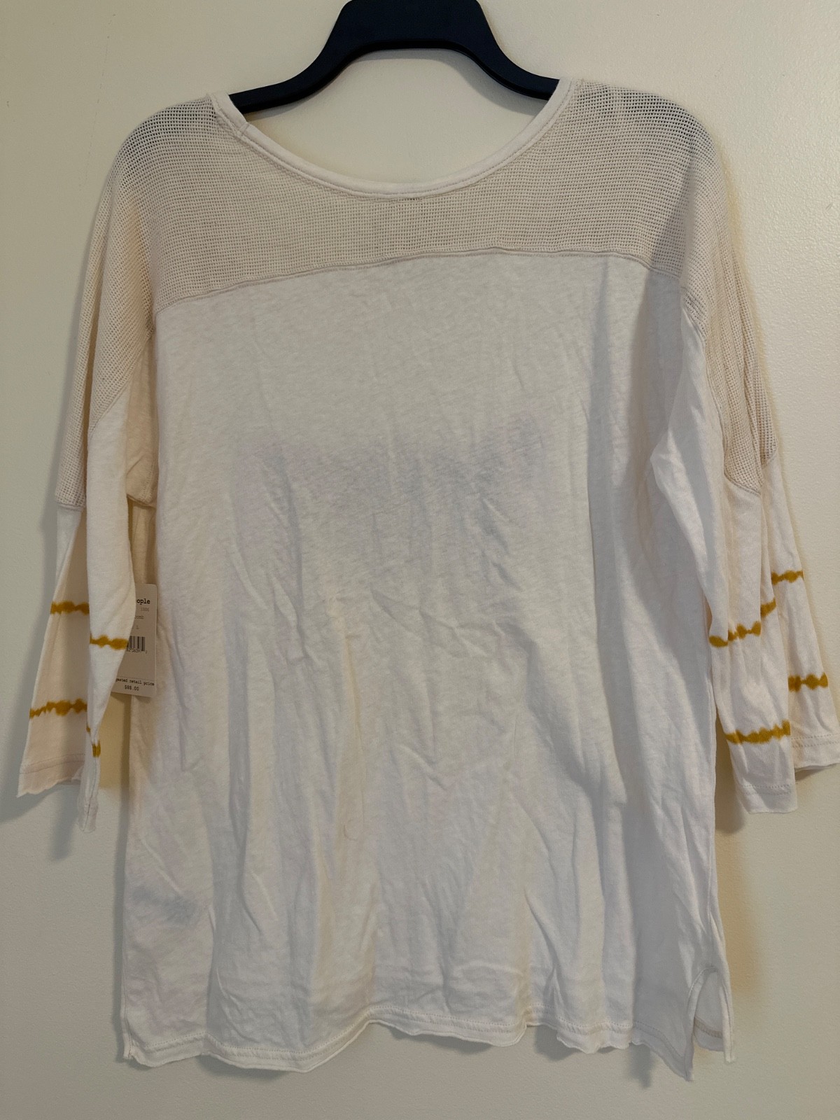 Free People We The Free Tiger Graphic Cream Ivory Size Large