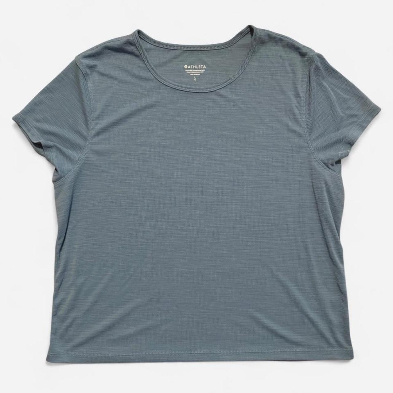 Athleta Women’s athleisure wear Blue Tshirt