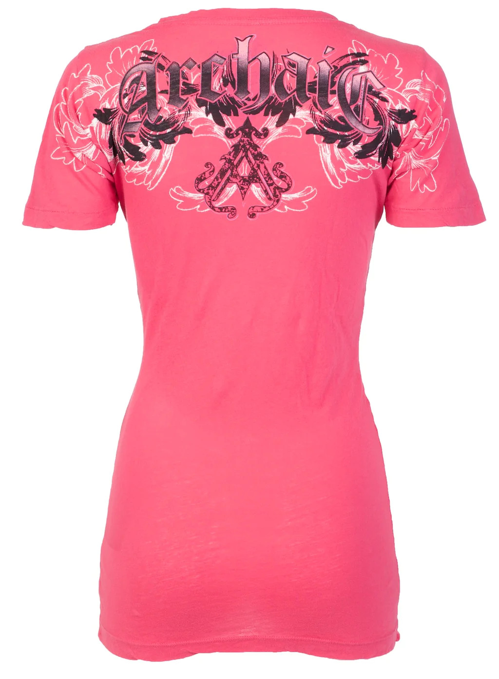 Archaic by Affliction Women’s T-shirt Wager Biker Tattoo